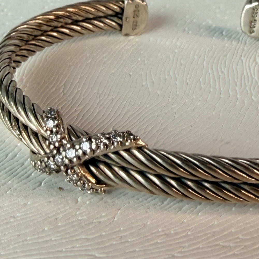 David Yurman Sterling Silver Bracelet - Picture 7 of 9